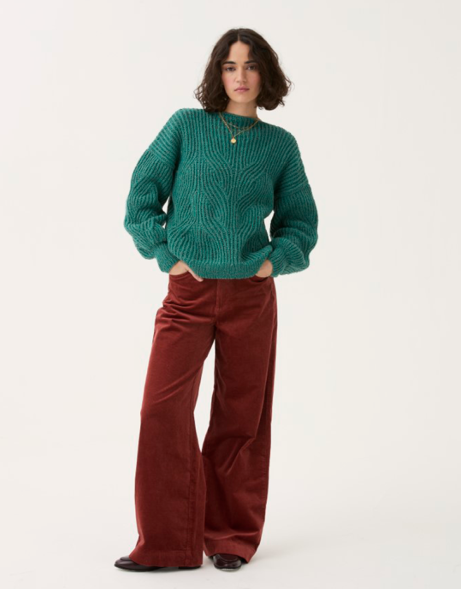 Sirdar - 10779 - Button Cuff Sweater- Loveful Recycled Tweed Blend DK