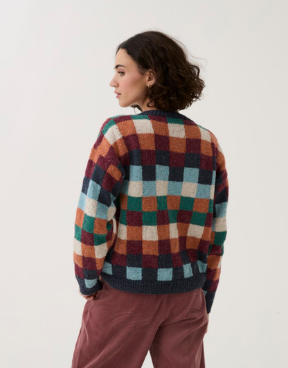 Sirdar - 10776 - Checkerboard Cardigan - Loveful Recycled Tweed Blend DK