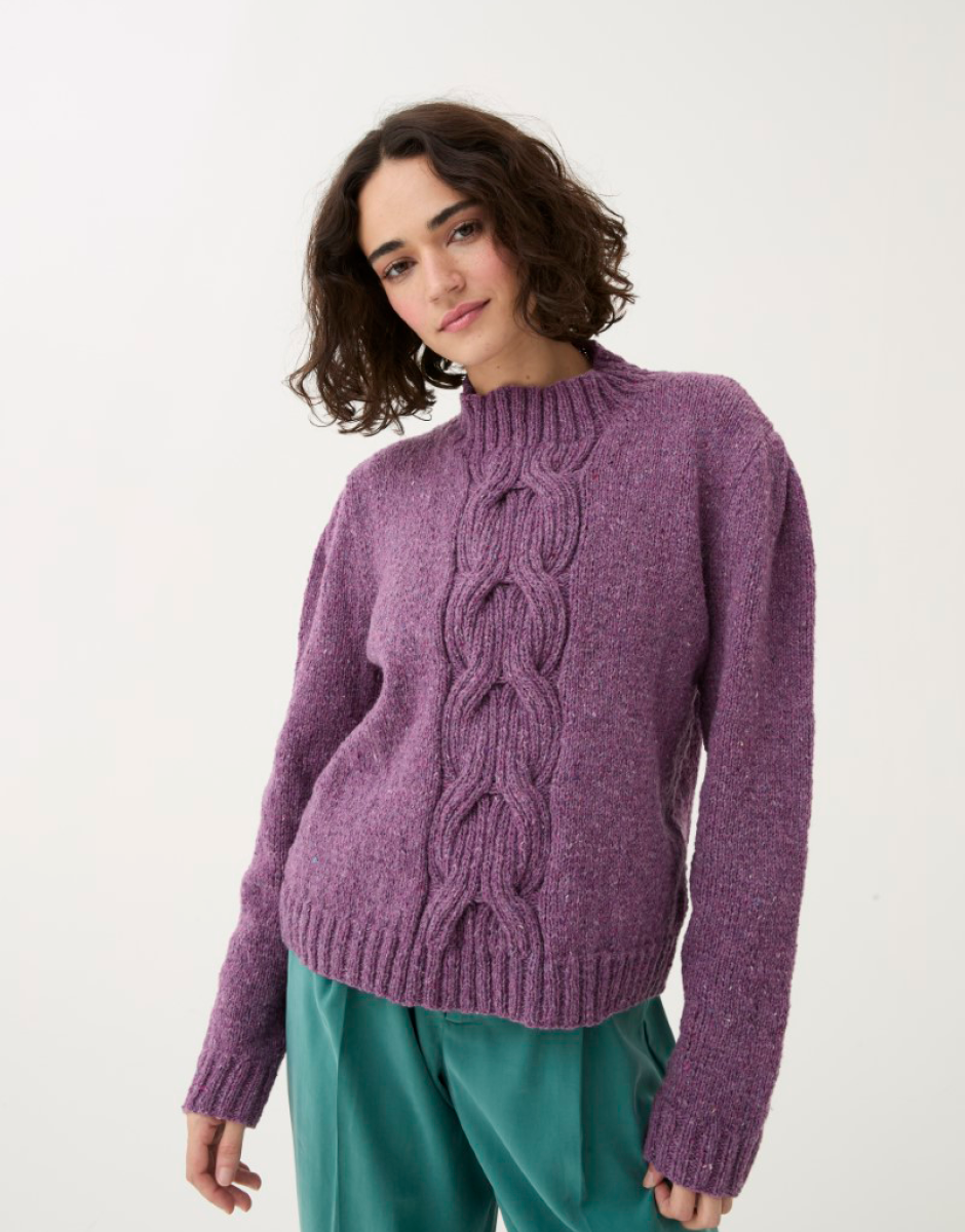 Sirdar - 10783 - Puff Sleeve Sweater - Loveful Recycled Tweed Blend DK