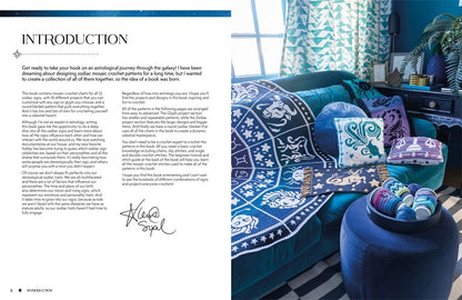 Zodiac Mosaic Crochet - A celestial guide to overlay colorwork by Alexis Sixel