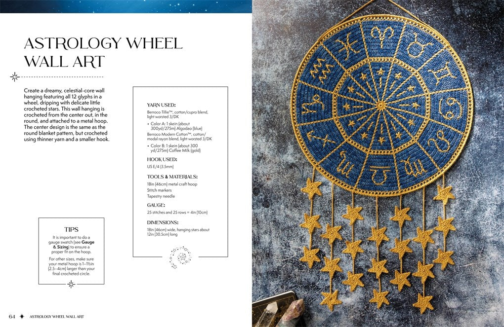 Zodiac Mosaic Crochet - A celestial guide to overlay colorwork by Alexis Sixel