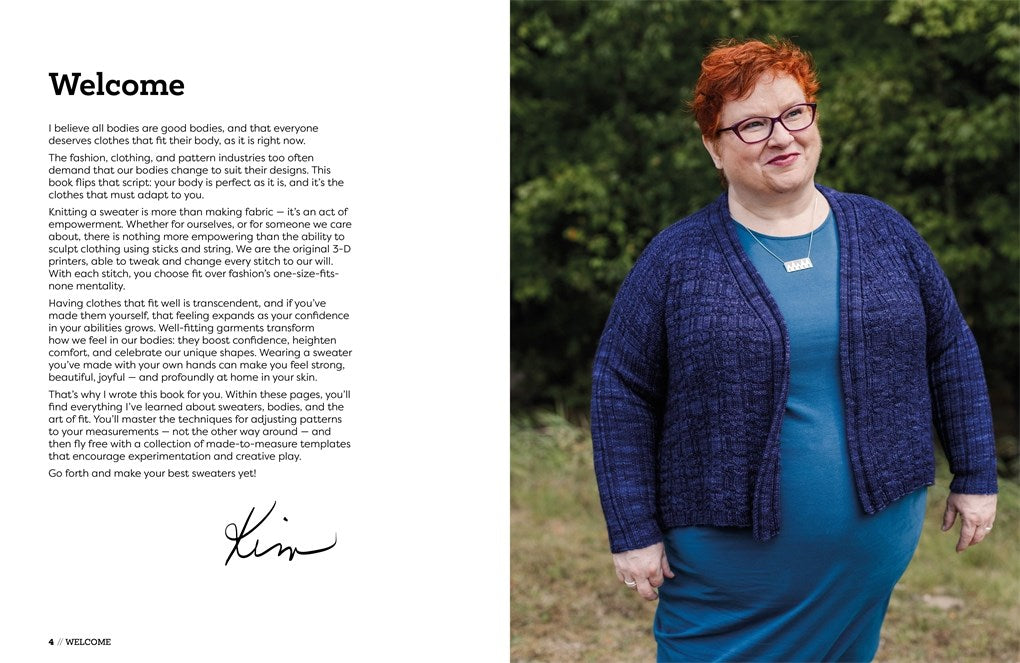 The Knitter's Sweater Fitting Bible - The complete practical guide to making sweaters that fit every body by Kim McBrien Evans
