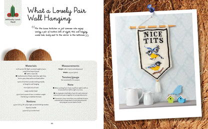 Nudinits at Home by Sarah Simi - 19 naughty knitting patterns for home accessories