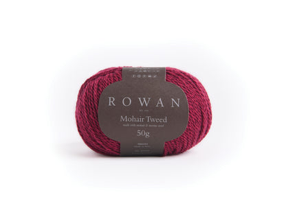Mohair Tweed Berry BB