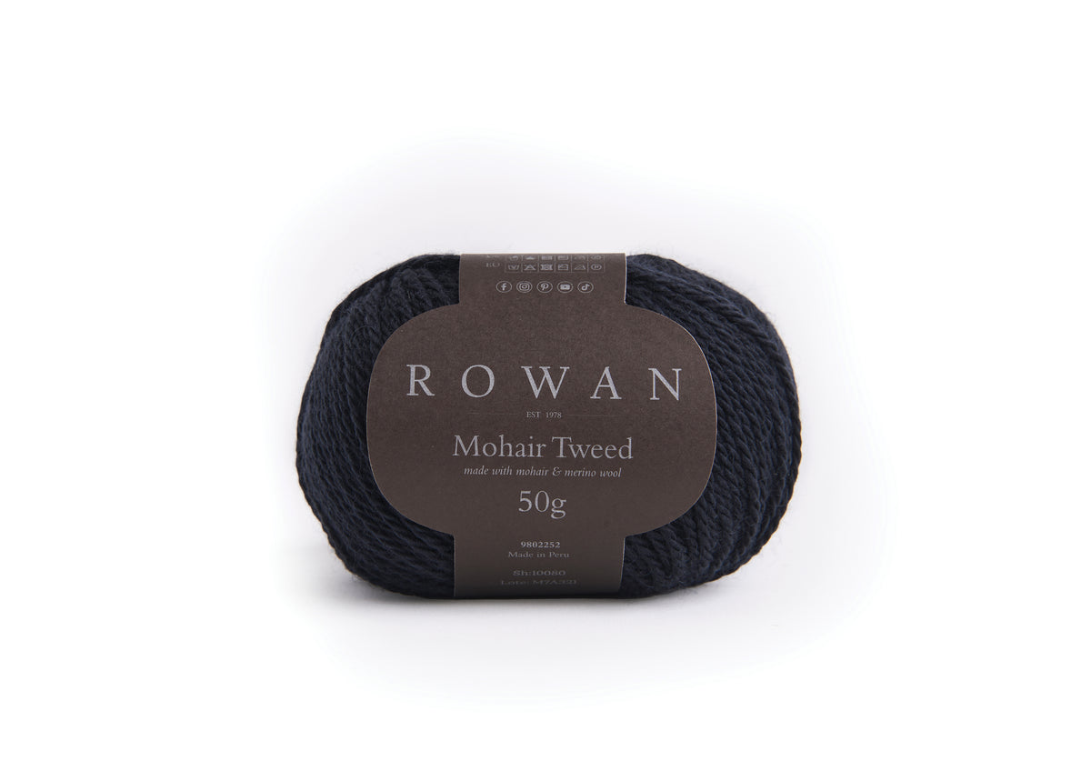 Mohair Tweed Midnight BB