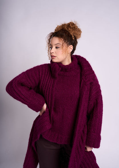Mode at Rowan - Aeron (Long Cardigan) by Quail Studios
