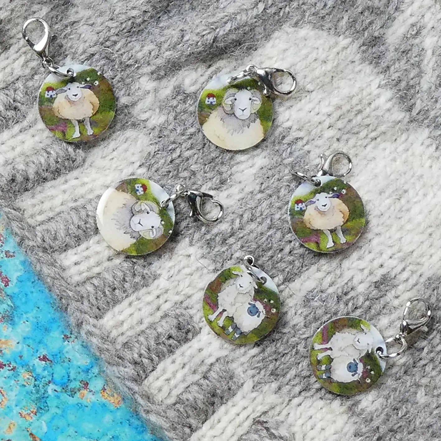 Emma Ball - Set of 6 Crochet Stitch Markers
