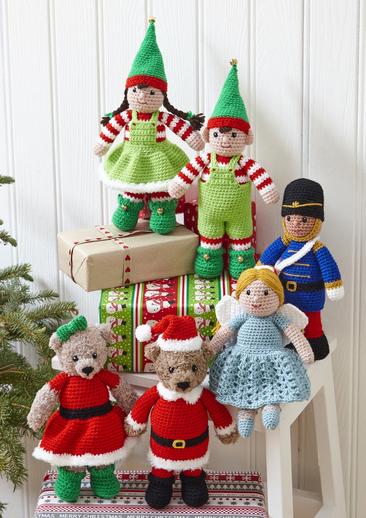 Elves, Fairy, Guard and Santa Bears