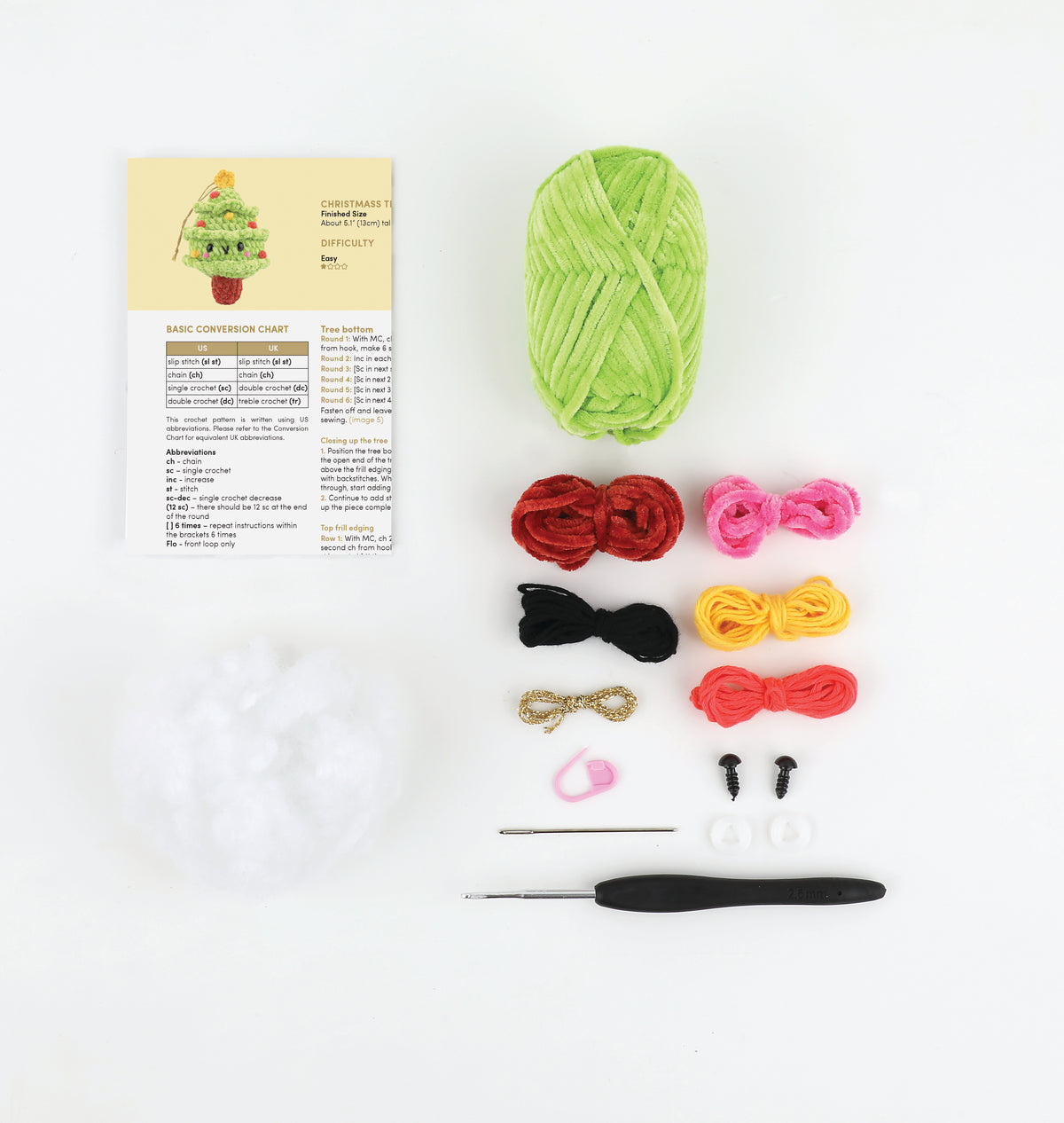 Anchor Amigurumi Crochet Kit - Tinsel The Tree