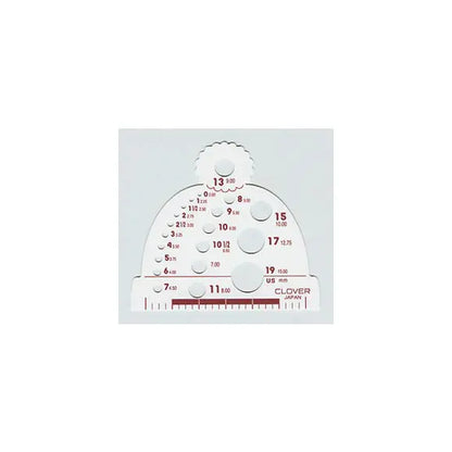 Clover Knitting Needle Gauge