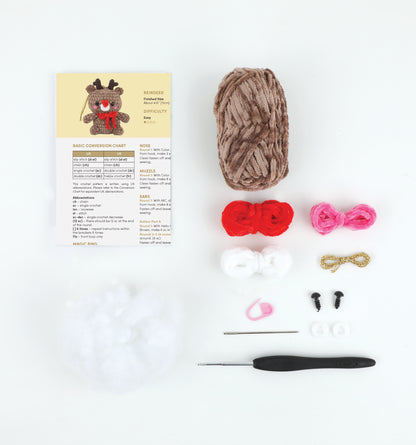 Anchor Amigurumi Crochet Kit - Ru the Reindeer