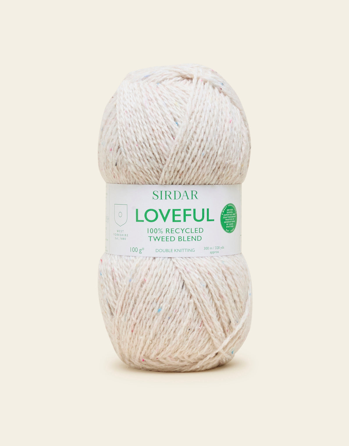 Sirdar Loveful Recycled Tweed DK - 0200 Birch