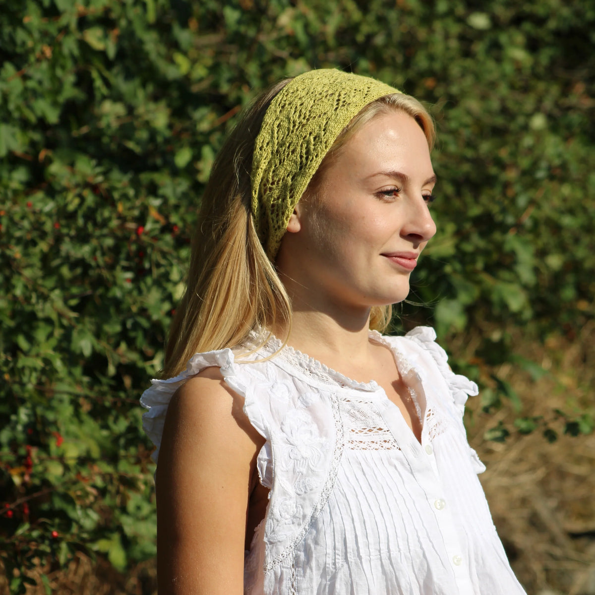 Baa Ram Hattie Scarves Pattern - Lace weight