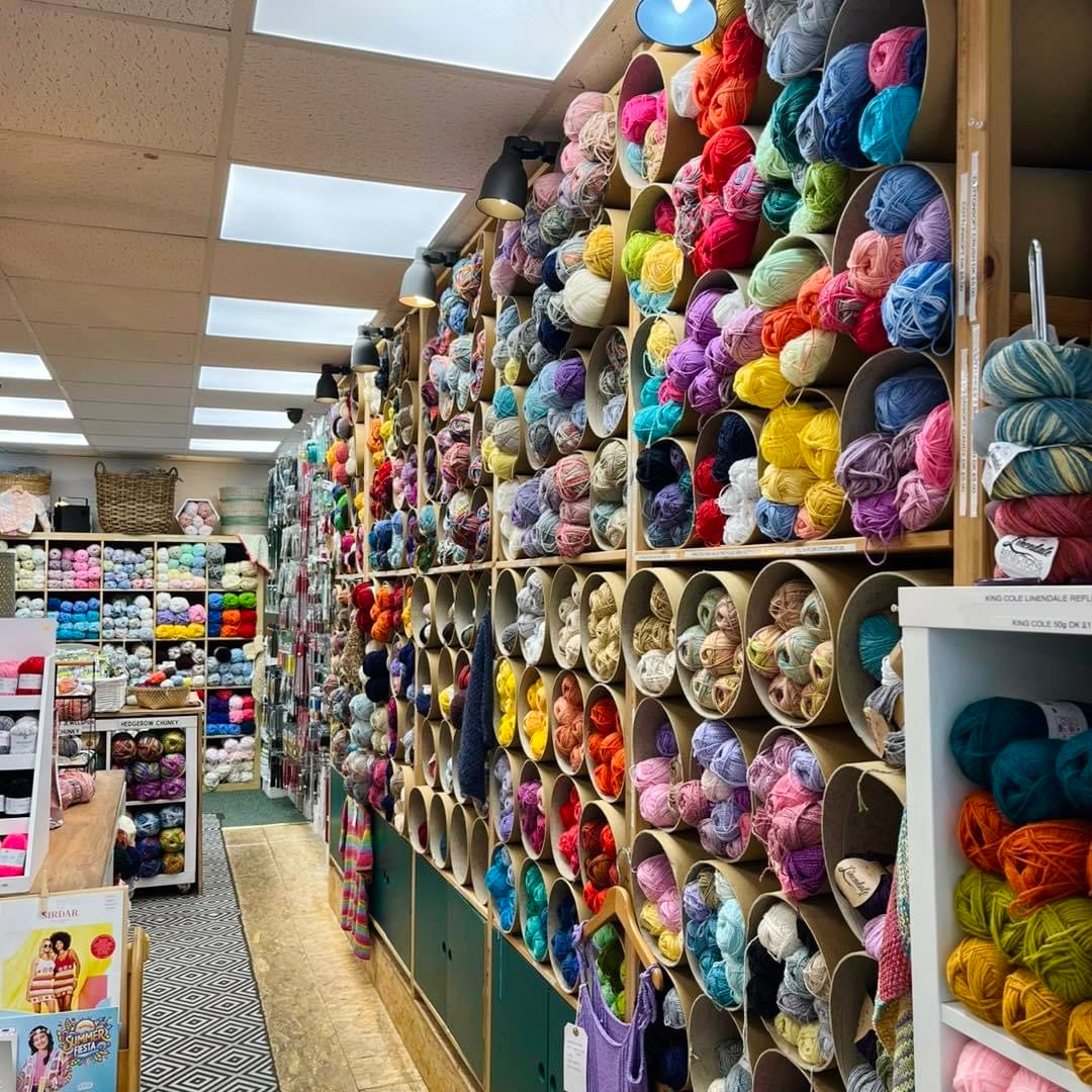 A wall of yarn