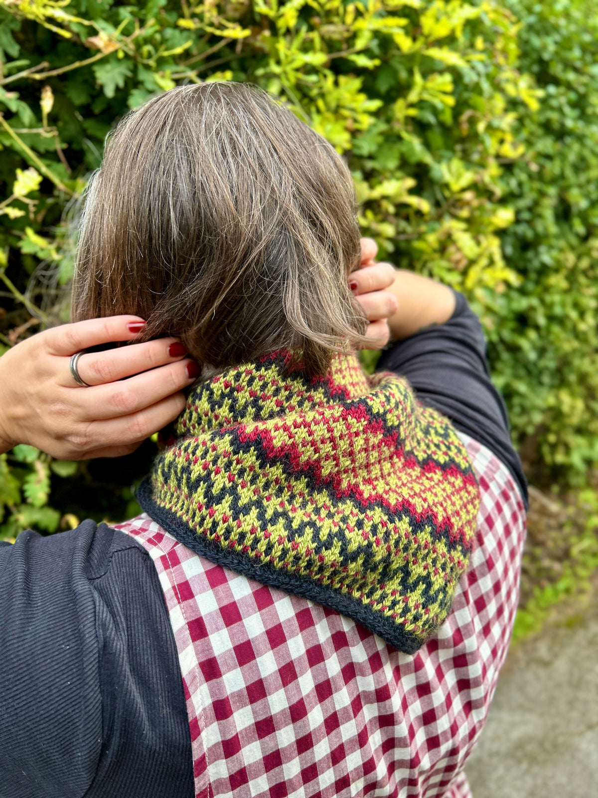 Rowan Mohair Tweed - Helmsdale Shawl Kit