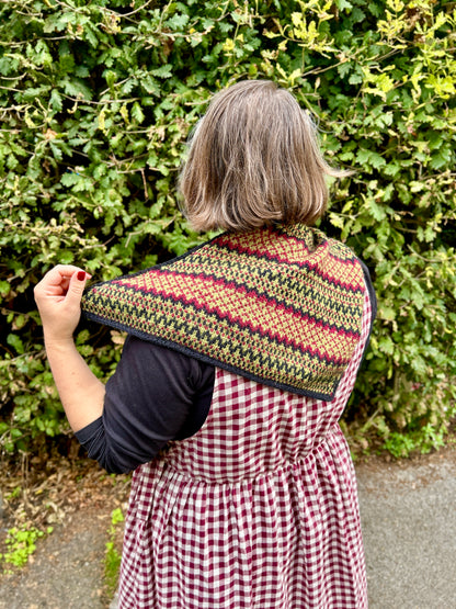 Rowan Mohair Tweed - Helmsdale Shawl Kit