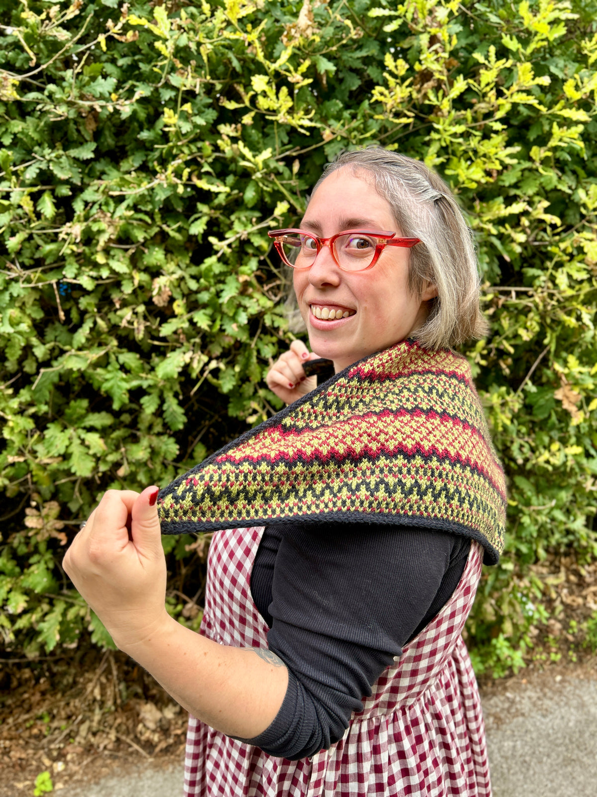 Rowan Mohair Tweed - Helmsdale Shawl Kit
