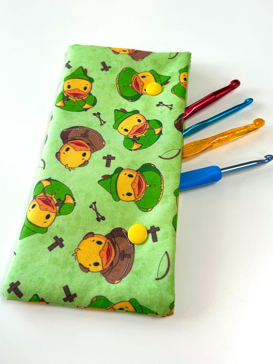 Bertie & Poppet - Really useful Pouch - Exclusive Nottingham Robin Hood Rubber Duck Design