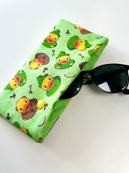 Bertie & Poppet - Really useful Pouch - Exclusive Nottingham Robin Hood Rubber Duck Design