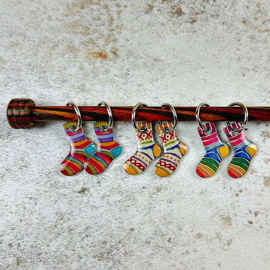 Sock stitch markers rings