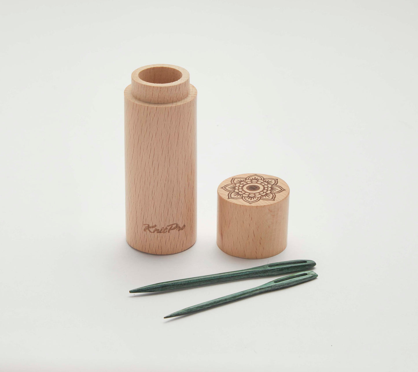 KnitPro The Mindful Collection: Teal Wooden Darning Needles