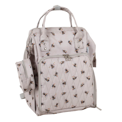 Craft Storage Backpack with Bee Design