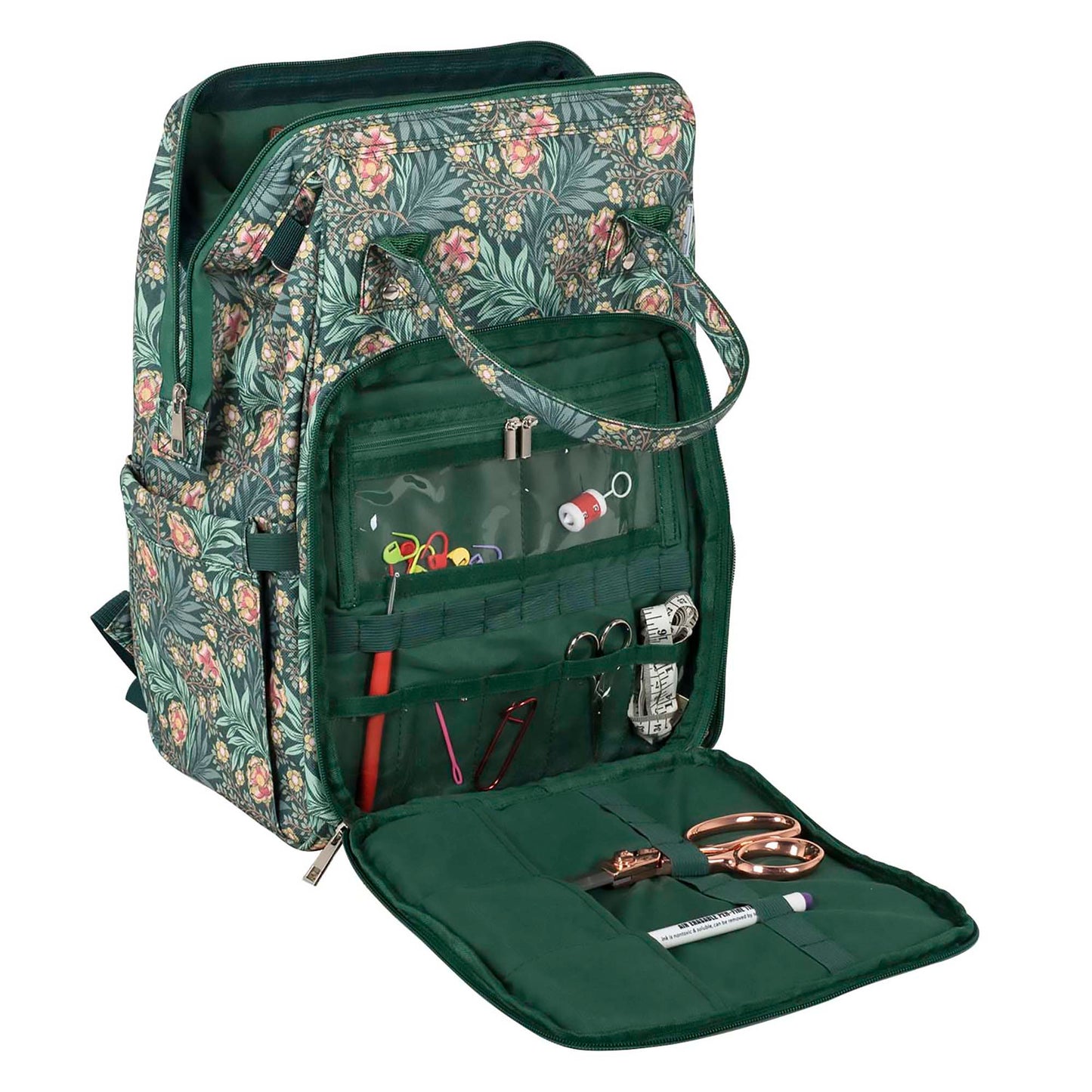 Craft Storage Backpack In Morris Green