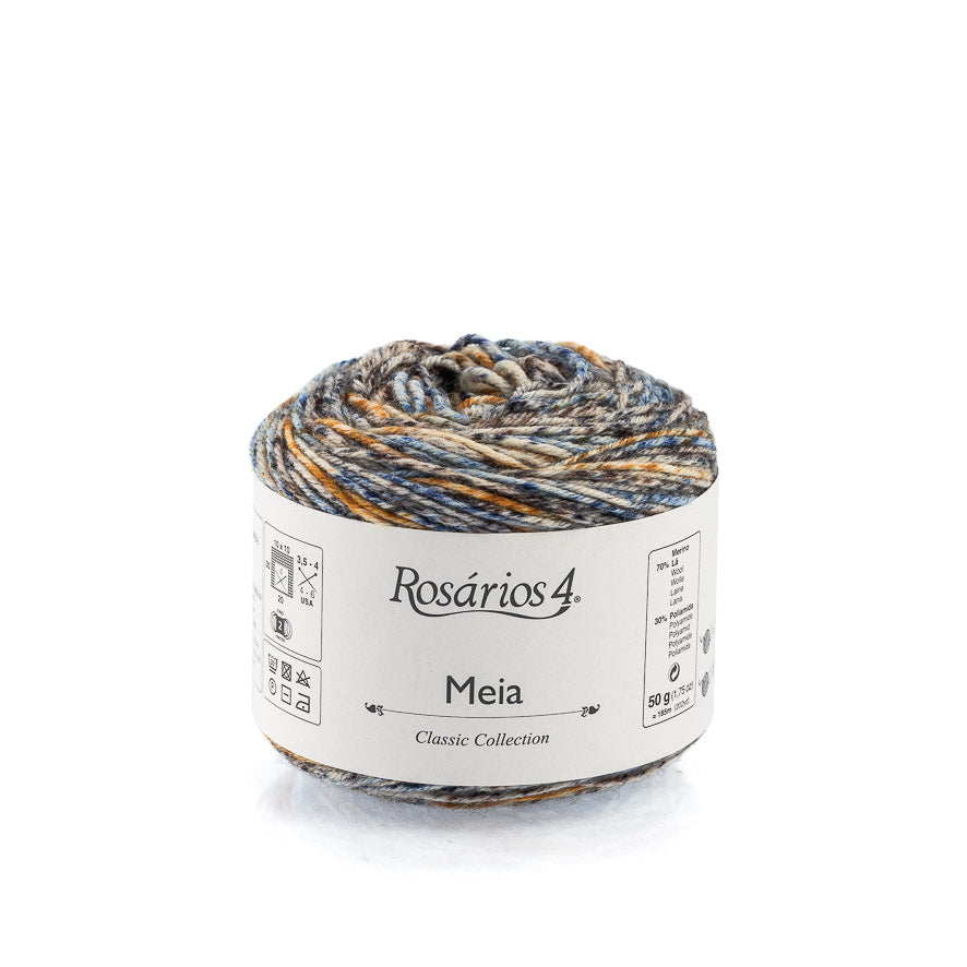 Rosarios4 Meia Print Sock yarn - 4ply