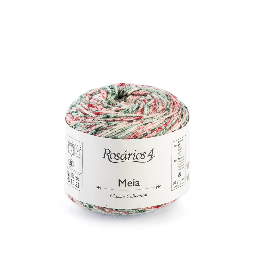 Rosarios4 Meia Print Sock yarn - 4ply