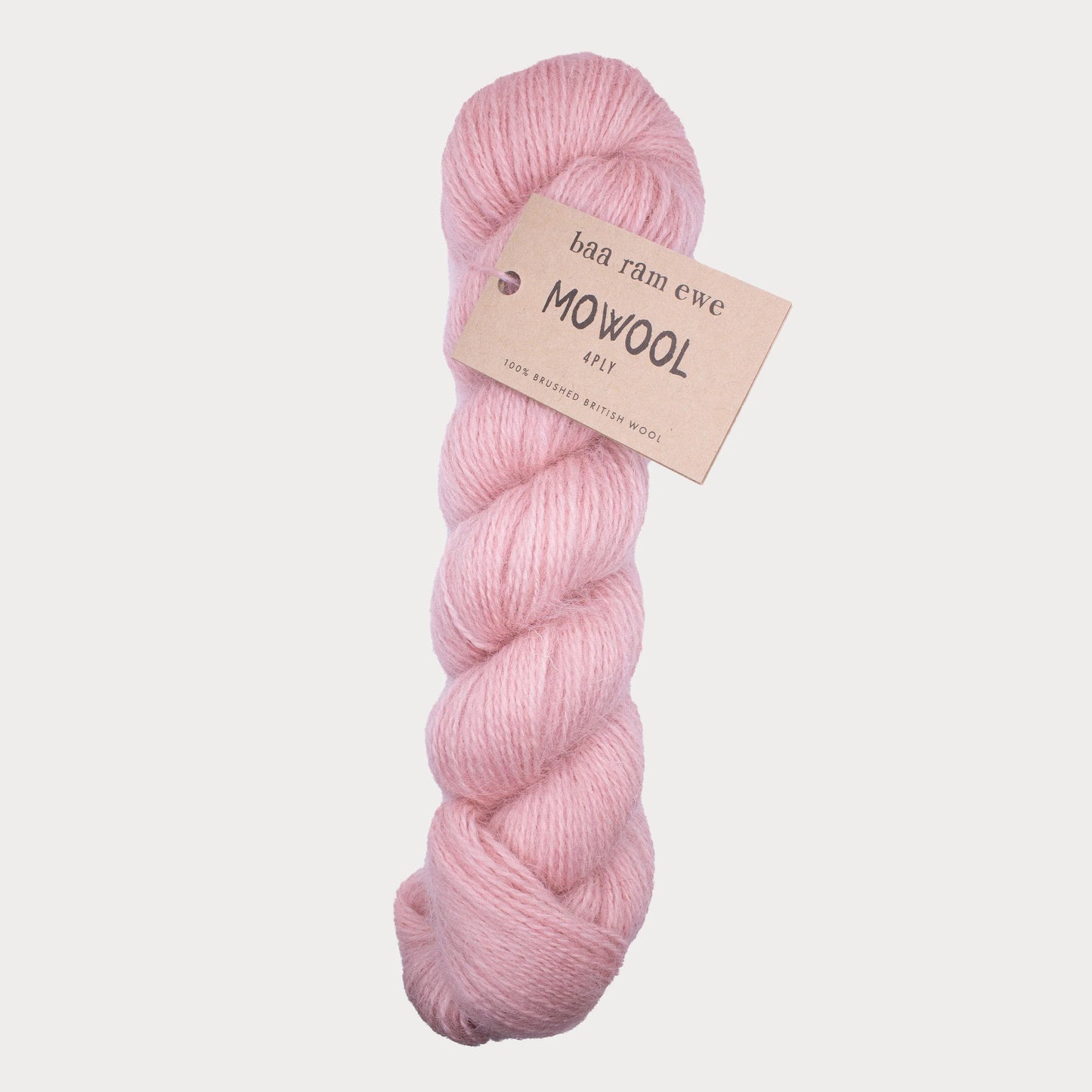Baa Ram Ewe  - Mowool 100% Brushed British 4ply Wool