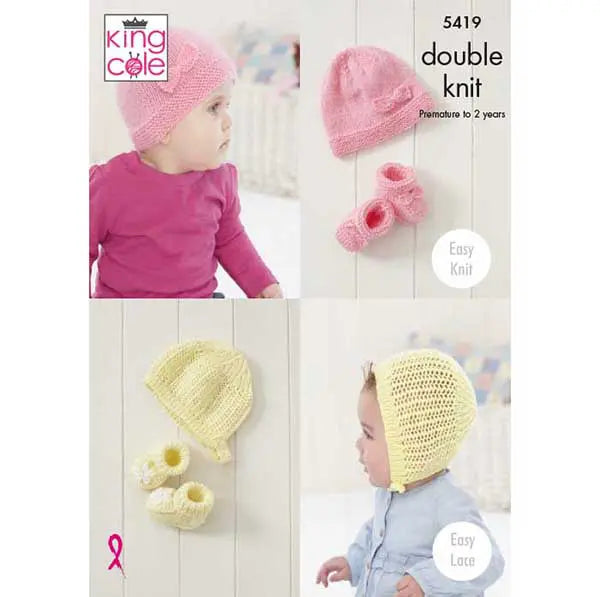 5419 - DK Baby Hat & Bootee Sets