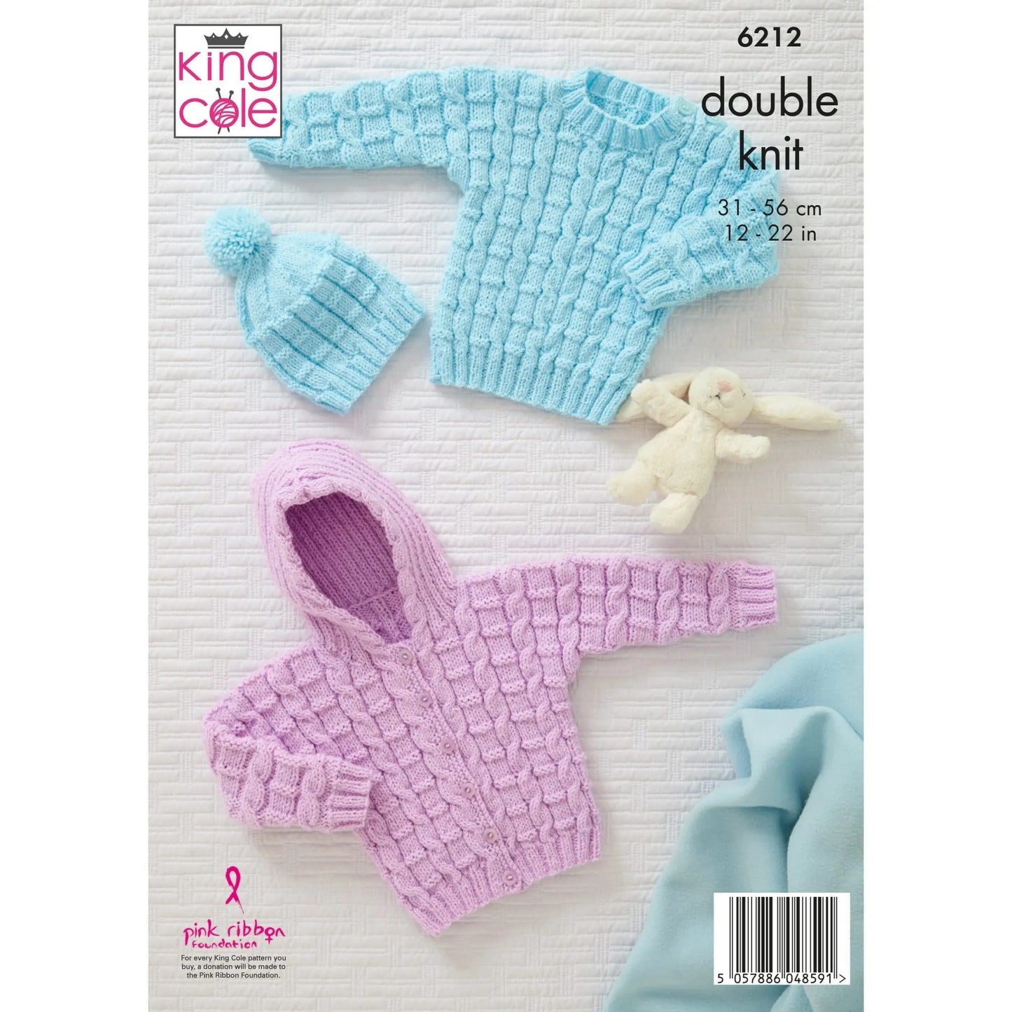 6212 - Babies Sweater, Jacket, Sleeping Bag and Hat