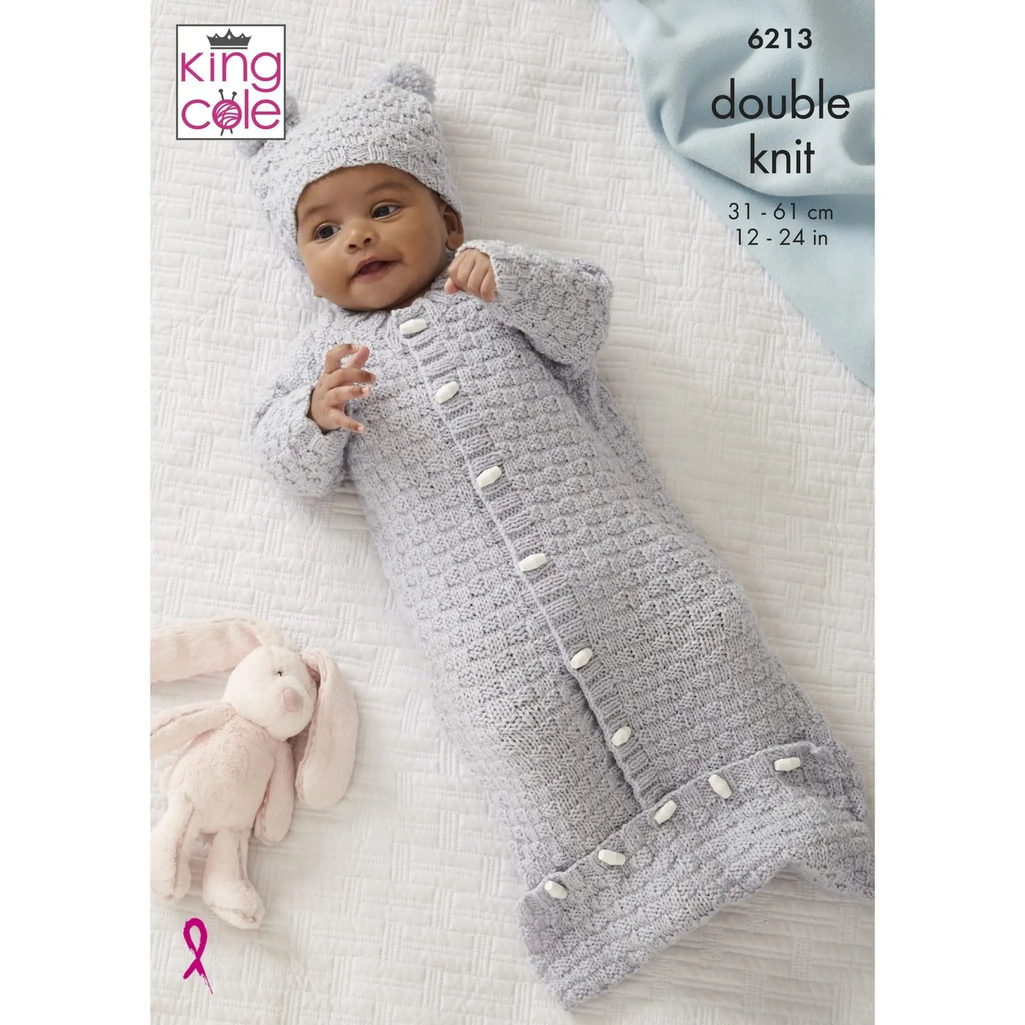 6213 - Babies Sweater, Jacket, Sleeping Bag and Hat