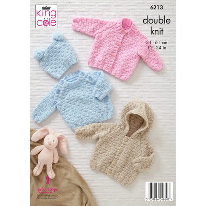 6213 - Babies Sweater, Jacket, Sleeping Bag and Hat