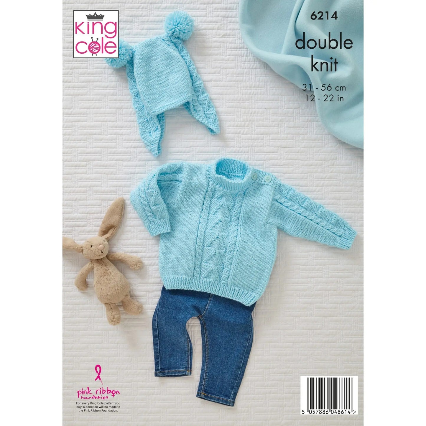 6214 - Babies Sweater, Sleeping Bag and Hat