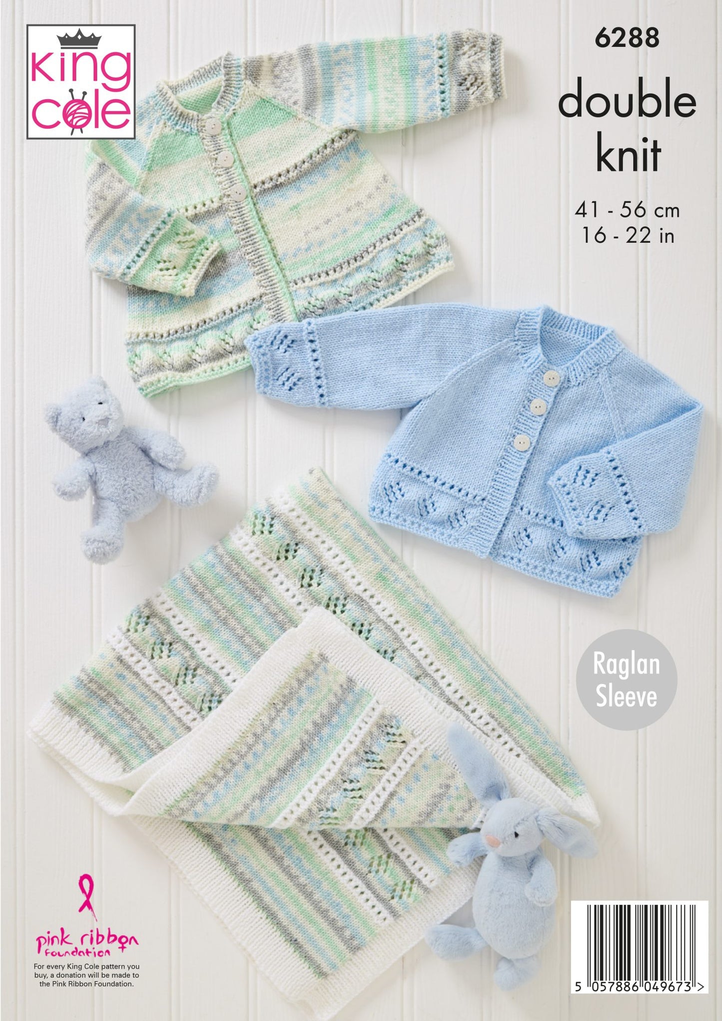 6288 - DK Jacket, Cardigan and Blanket