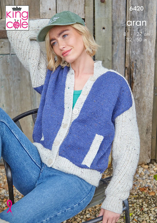 6420 - Ladies’ Cardigans - Aran