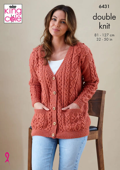 6431 - Ladies’ Cardigan and Waistcoat - DK