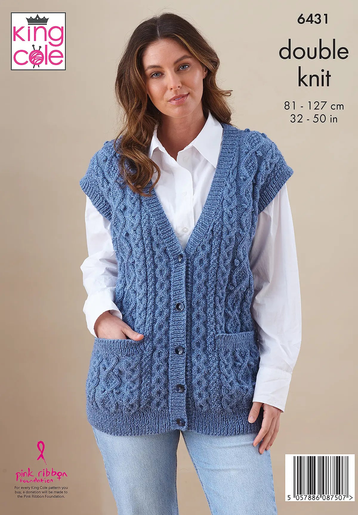 6431 - Ladies’ Cardigan and Waistcoat - DK