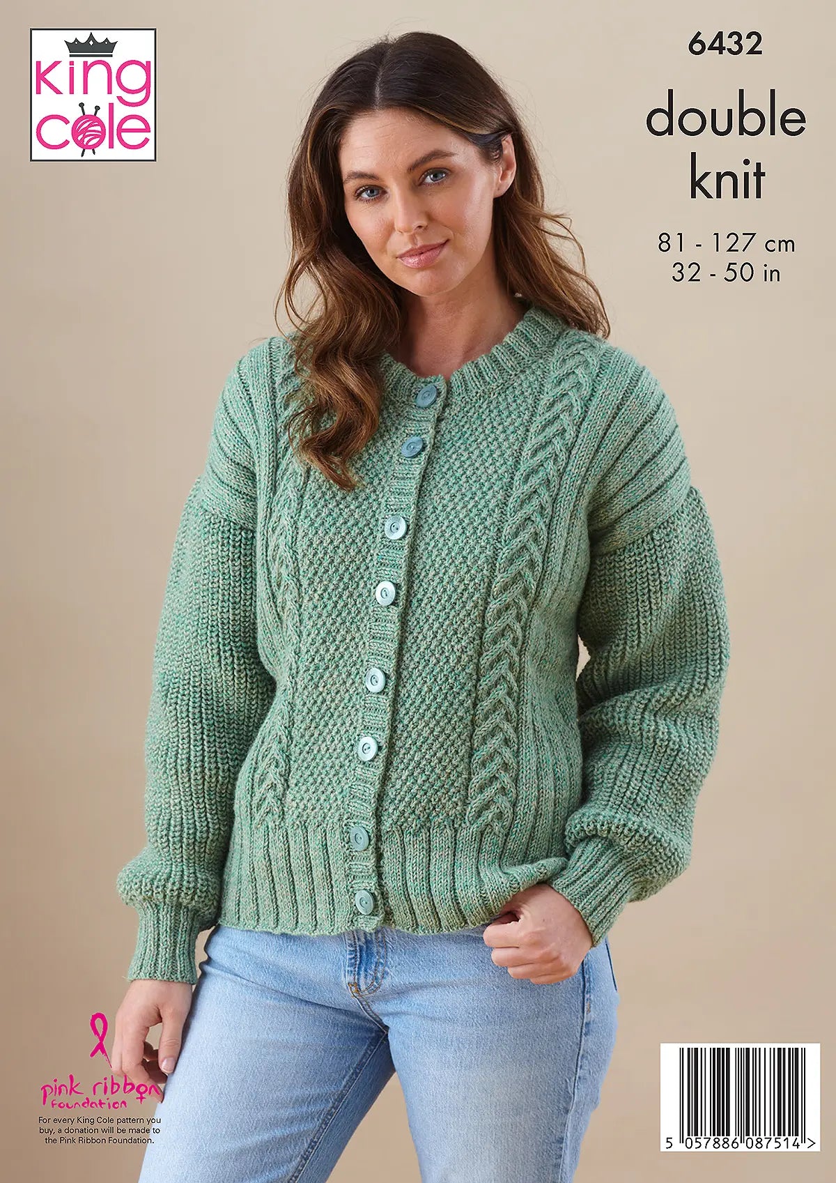 6432 - Ladies' Sweater and Cardigan - DK