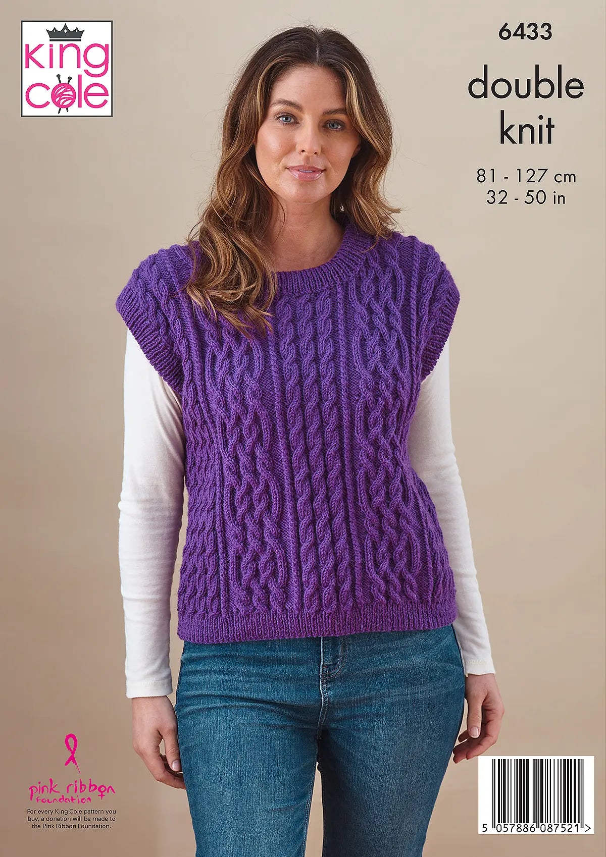 6433 - Ladies' Cardigan and Slipover - DK
