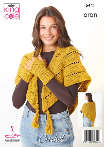6441 - Crocheted Accessories - Aran