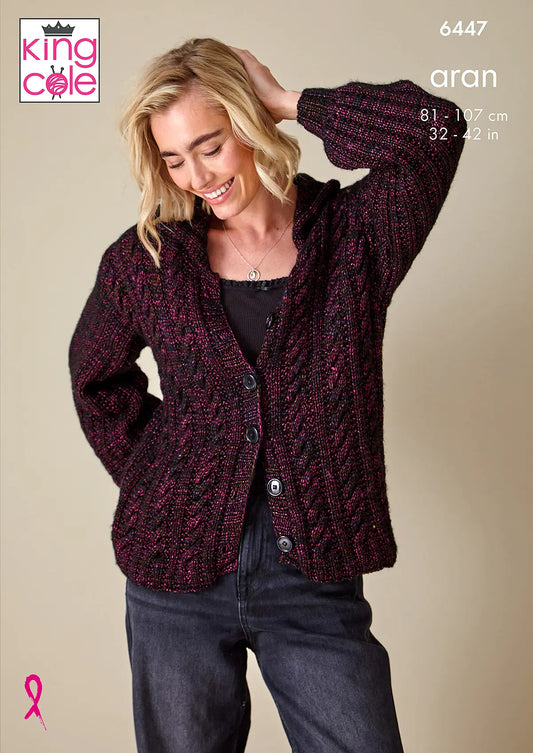 6447 - Sweater and Cardigan - Aran