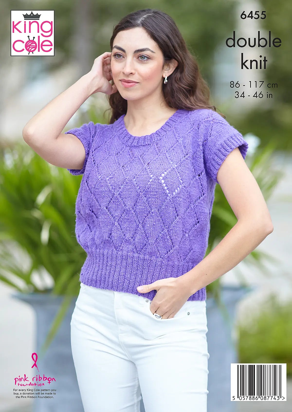 6455 - Ladies' Sweater and Top - DK