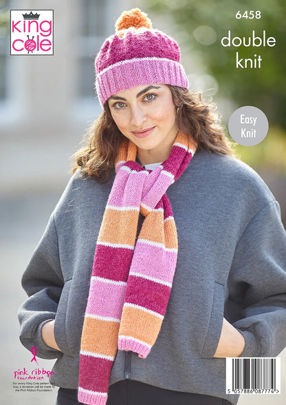 6458 - Scarf, Hat, Cowl and Gloves - DK