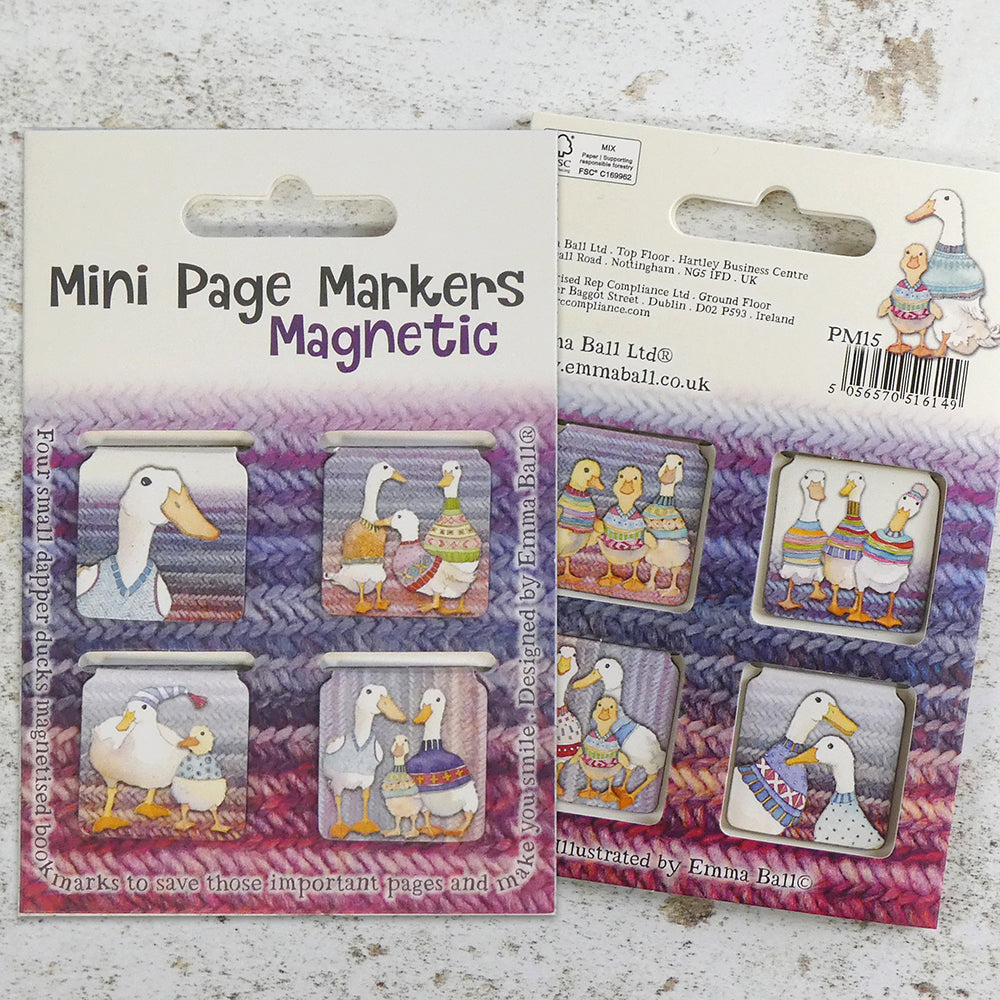 Emma Ball - Set of 4 Mini Page Markers