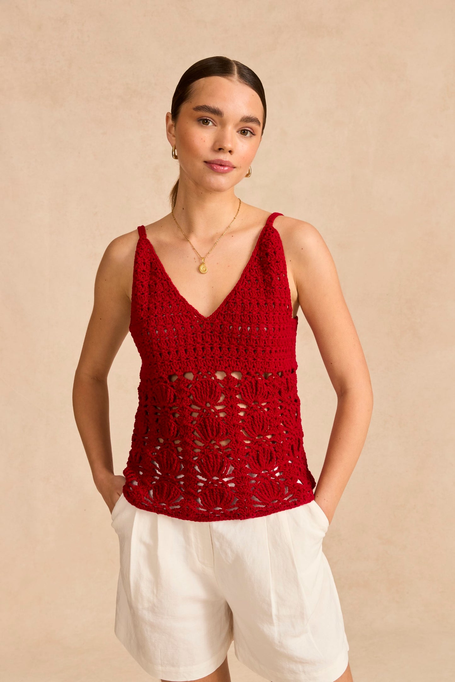 Sirdar - 10832 - Shelly Strappy Top - Crochet