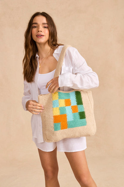 Sirdar - 10836 - All's Square in Love and Totes Shopper bag - Crochet