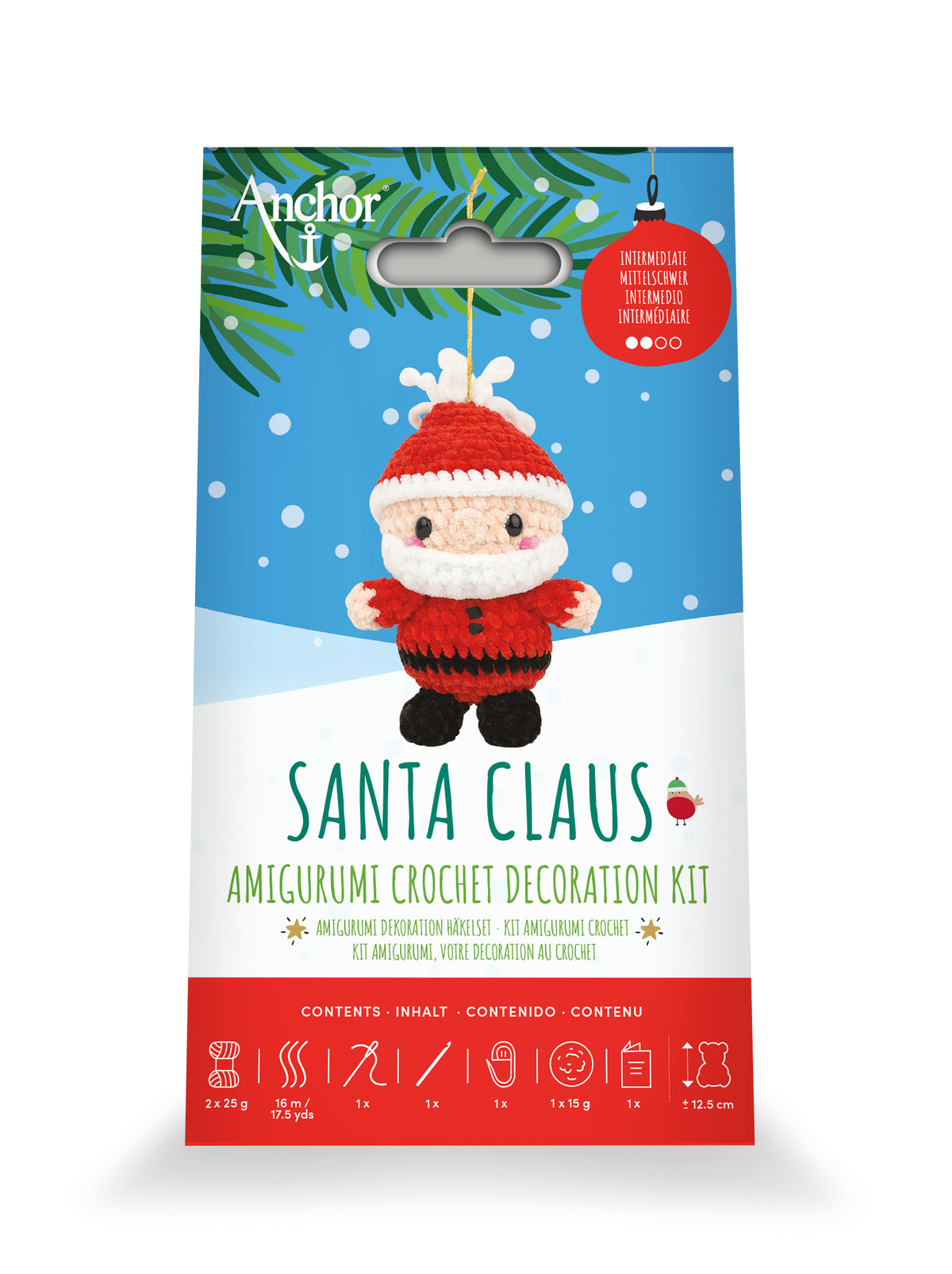 Anchor Amigurumi Crochet Kit - Santa Claus
