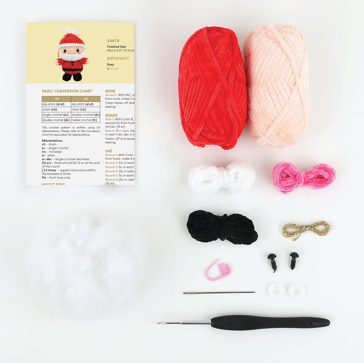 Anchor Amigurumi Crochet Kit - Santa Claus